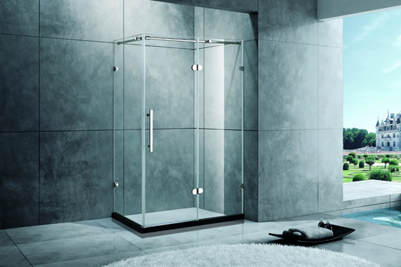 Why are showers made of glass?